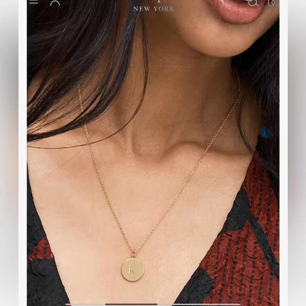 K Initial Pendant